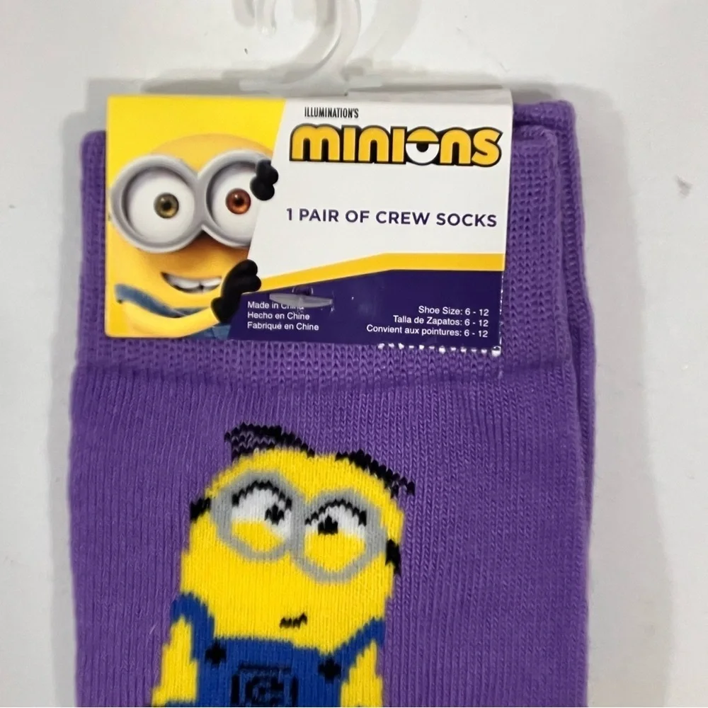 Minions Crew Socks